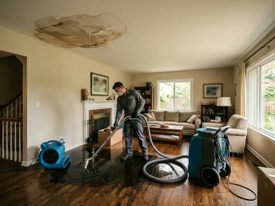 attic-pipe-burst-ceiling-drip-008 — frequently asked questions, Water Damage Restoration & Carpet Care in Huntsville, AR